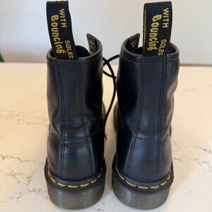 Hard to find off-white x Doc Martens denim boot size 11.5 Off-White c/o Virgil Abloh Black Dr. Martens Edition Denim  main image 4